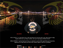 Tablet Screenshot of hells-angels.hu