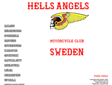 Tablet Screenshot of hells-angels.se