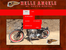 Tablet Screenshot of hells-angels.co.za